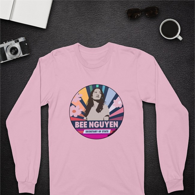 Bee Nguyen Georgia Secretary Of State 2022 Long Sleeve Doug Shipman Bee Nguyen Secretary Of State Shirt Georgia