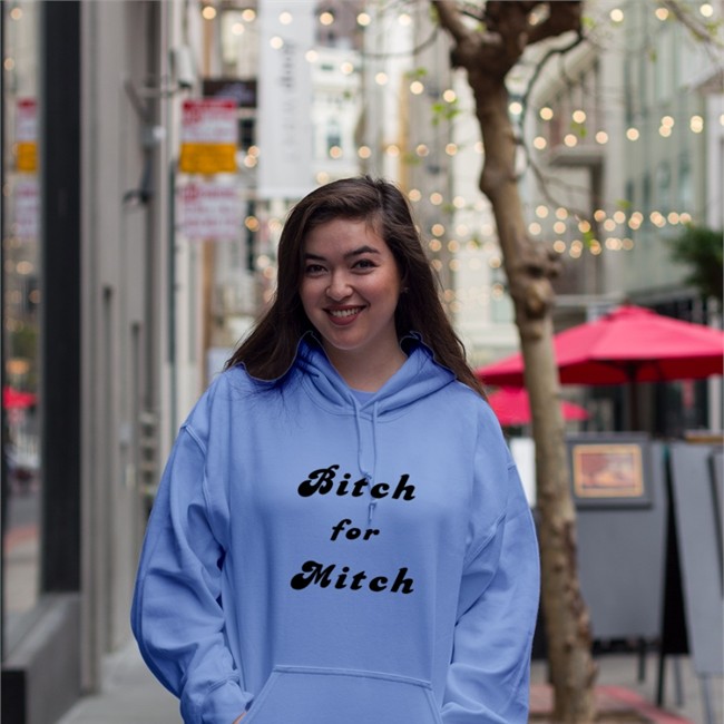 Bitch For Mitch Hooded Sweatshirt Hl Daily On Tour Bitch For Mitch Long Sleeve Shirt