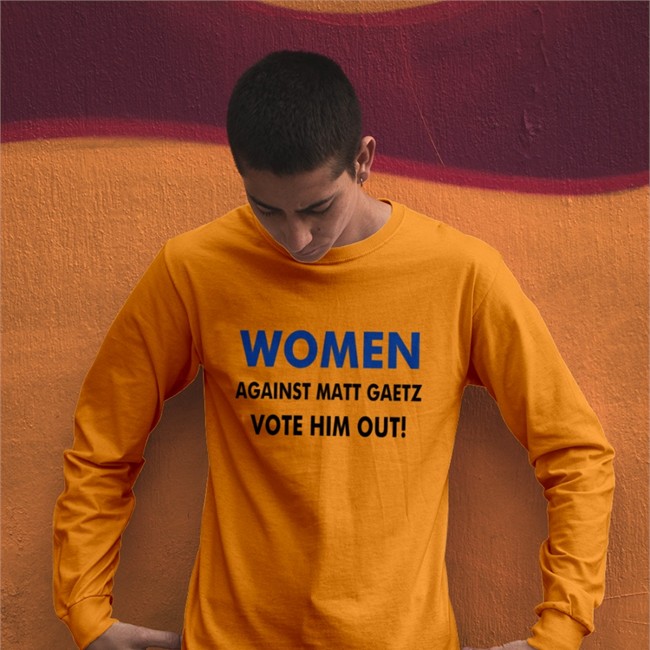 Women Against Matt Gaetz Vote Him Out T-Shirts Sherry Wine MattGaetz GOP Women Against Matt Gaetz Vote Him Out Long Sleeve