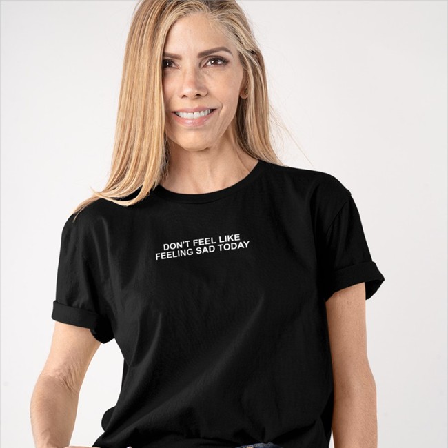 Yungblud Merchandise Don’t Feel Like Feeling Sad Today Hoodie Yungblud Merchandise Black Yungblud Merch Don’t Feel Like Feeling Sad Today Tee