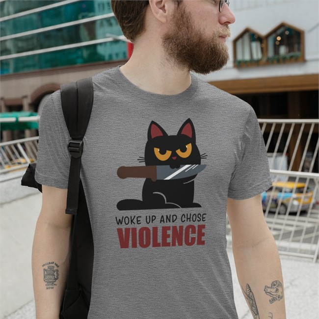 Knife Cat Shirt Qwertee Shop Damglynn