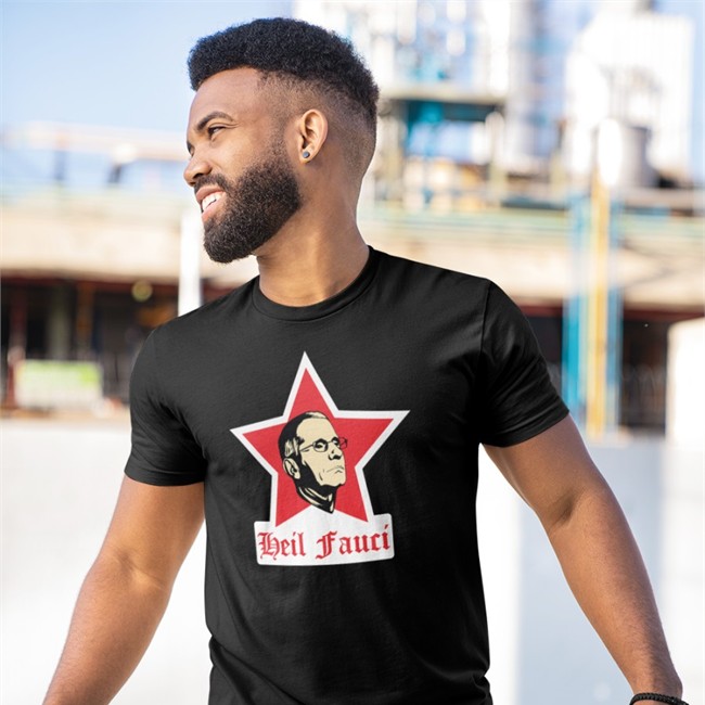 Ethan Schmidt Heil Fauci Propaganda Star Shirt Heil Fauci T Shirts