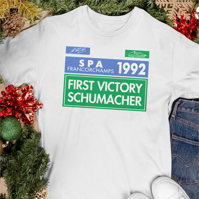 Michael Schumacher Shop Spa Francorchamps 1992 First Victory Schumacher Sweatshirts Mick Schumacher