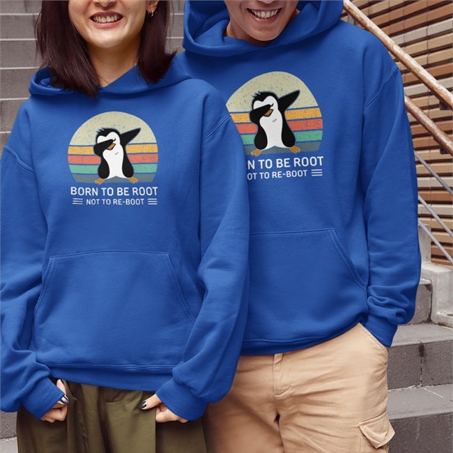 Linux Born To Be Root Not To Re Boot Sweatshirt Ellopunk