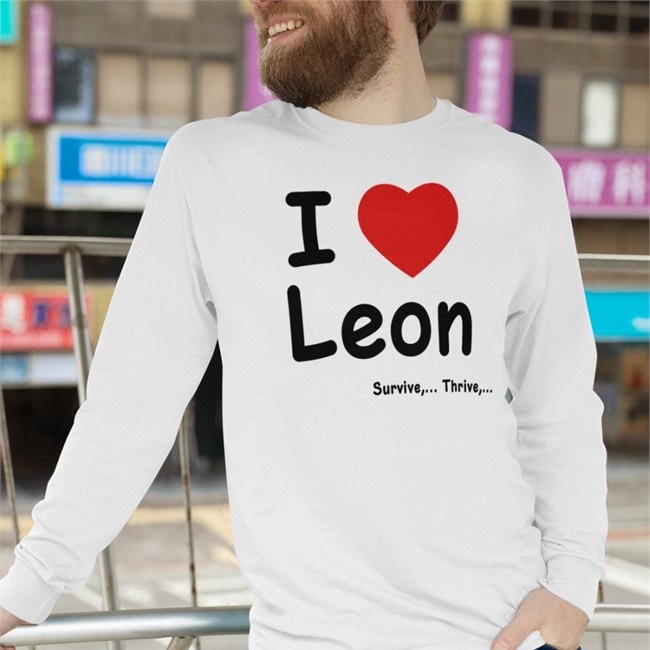 I Love Leon Survive Thrive Shirt White Leon The Lobster Merch I Love Leon Survive Thrive T-Shirt