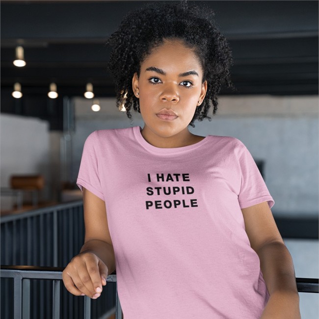 I Hate Stupid People Shirt I Hate Stupid People Zip Up Hooded Susu