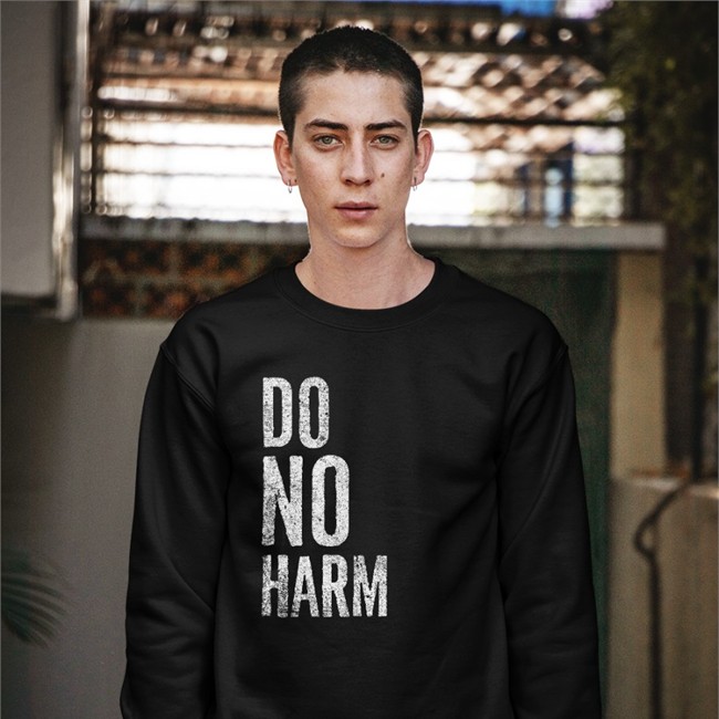Do No Harm Long Sleeve Shirt Popcorned Planet Merch