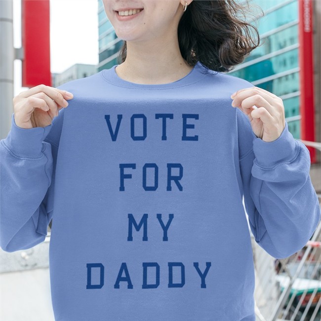 Vote For My Daddy Long Sleeve T Shirt Vote For My Daddy Shirt Daniel Goldman