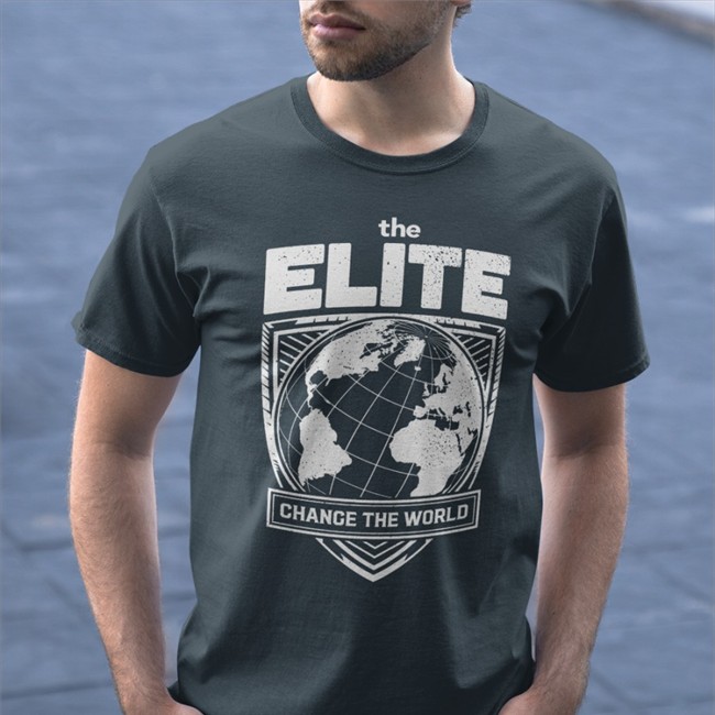 Pro Wrestling Tees Merch The Elite Change The World Long Sleeve Hovseofbiack