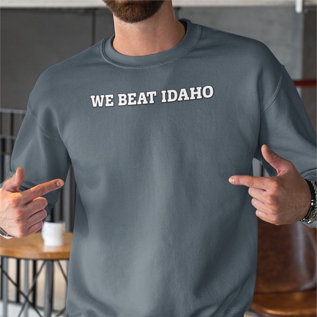 Nocontextcfb We Beat Idaho T Shirt No Context College Football