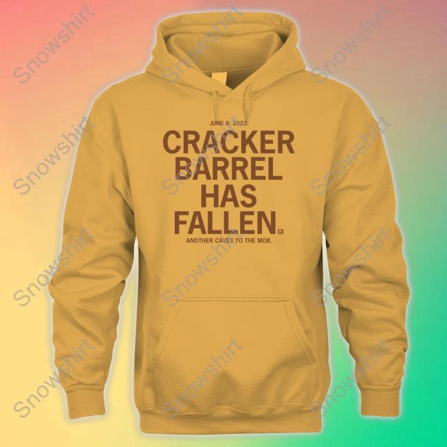 Ray Gun Shop Cracker Barrel Has Fallen Hoodie