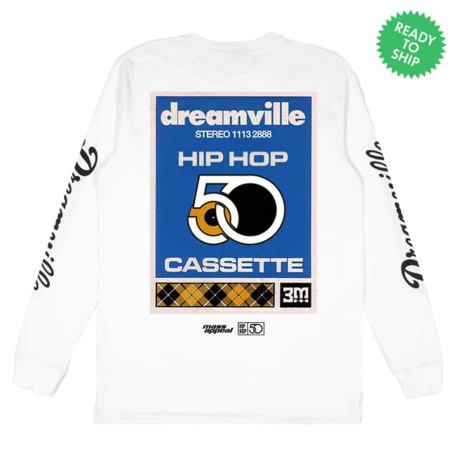 Official Dreamville Records Dreamville X Mass Appeal Hh50 Long Sleeve Tee Shirt