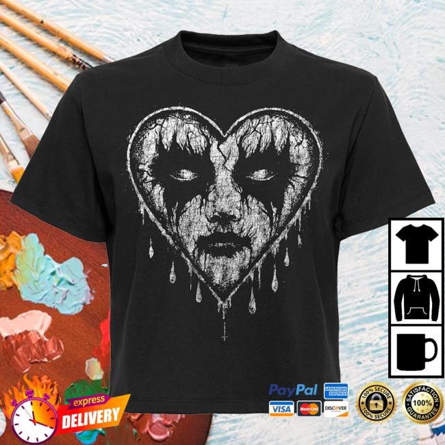 Official Corpse Paint Heart Tee Blackcraft Cult