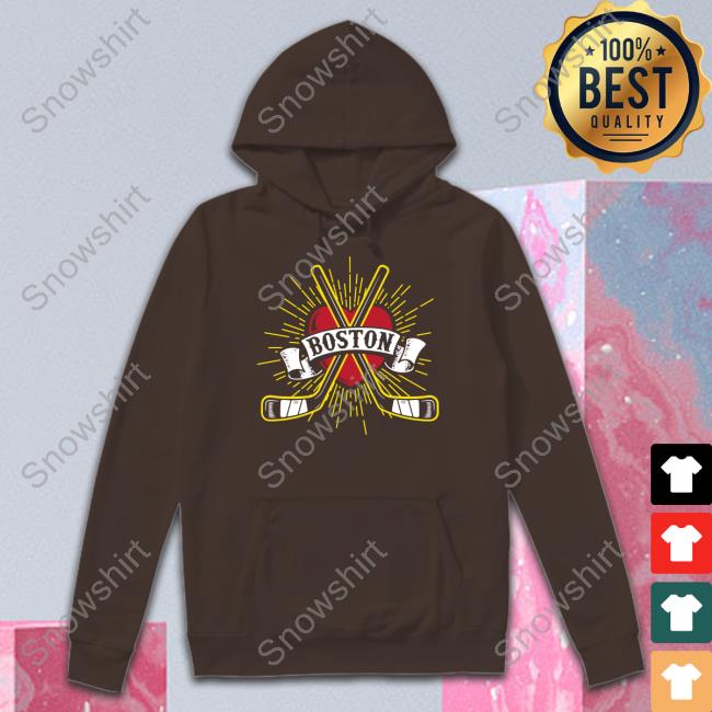 Official Nickfoligno Merchandise Nf17 Heart Of Boston Hoodie Nf17 Heart Of Boston Tee