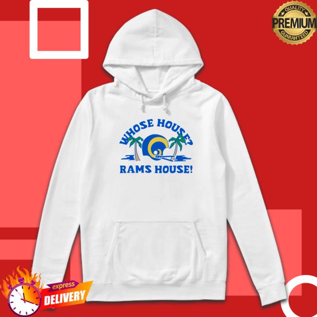 Official Homage Los Angeles Rams Whose House Long Sleeve Tee Official Homage Los Angeles Rams Whose House TShirts