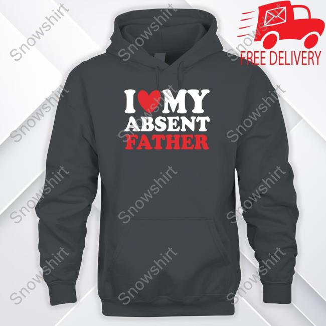 Official I Heart My Absent Father Black Tee Official I Heart My Absent Father Black Tee Shirt
