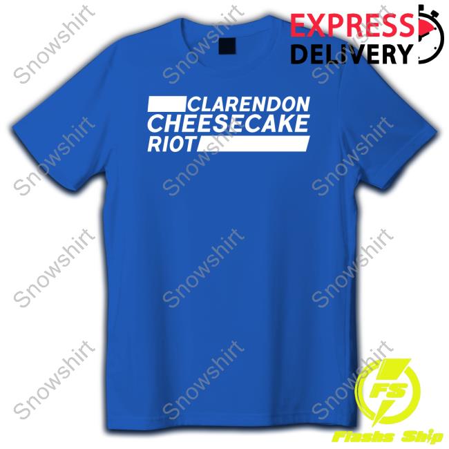 Arlnow Merch Clarendon Cheesecake Riot Hooded Sweatshirt