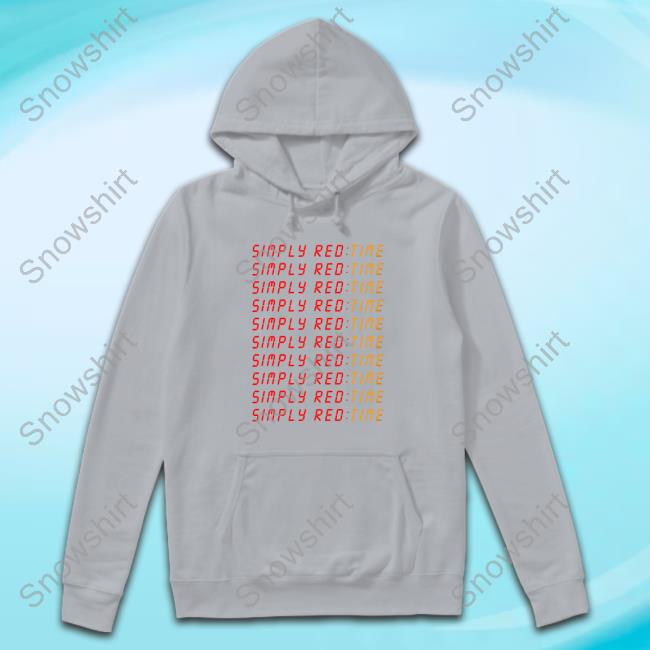 Official Simply Red Time Long Sleeve T Shirt Official Simply Red Merch Simply Red Time Tee