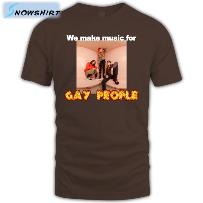 Waterparks We Make Music For Gay People T-Shirt Parxvinyl
