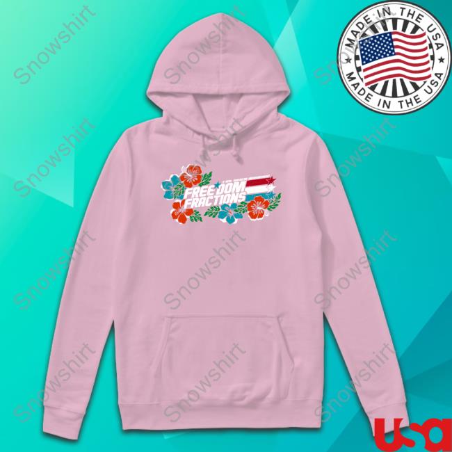 The Fat Electrician Merch Hawaiian Freedom Fractions Tee The Fat Electrician Hawaiian Freedom Fractions Hooded Sweatshirt