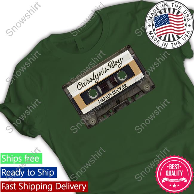 Official Darius Rucker Merch Carolyn's Boy Cassette Shirt