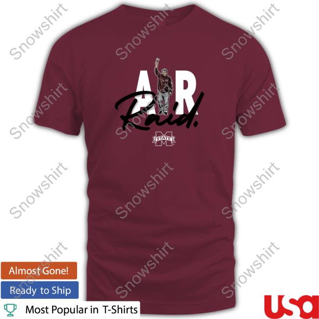 Breakingt Merch Official Mike Leach Msu: Air Raid T-Shirt
