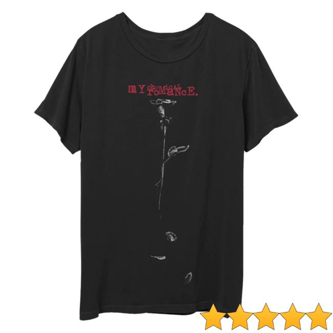 Official Warner Records My Chemical Romance Merch Store Shop Dying Rose T-Shirt MyChemicalRomance