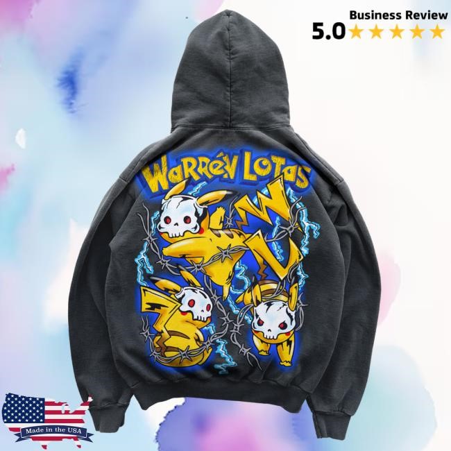 Night Show Heavy Warren Lotas Electric Mouse Hoodie Vintage Black