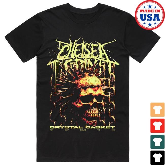 Official Chelsea Grin Merch Crystal Casket T Shirt
