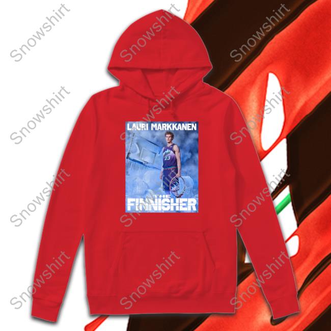 Official Lauri Markkanen The Finnisher Tee Official Lauri Markkanen The Finnisher Sweatshirt