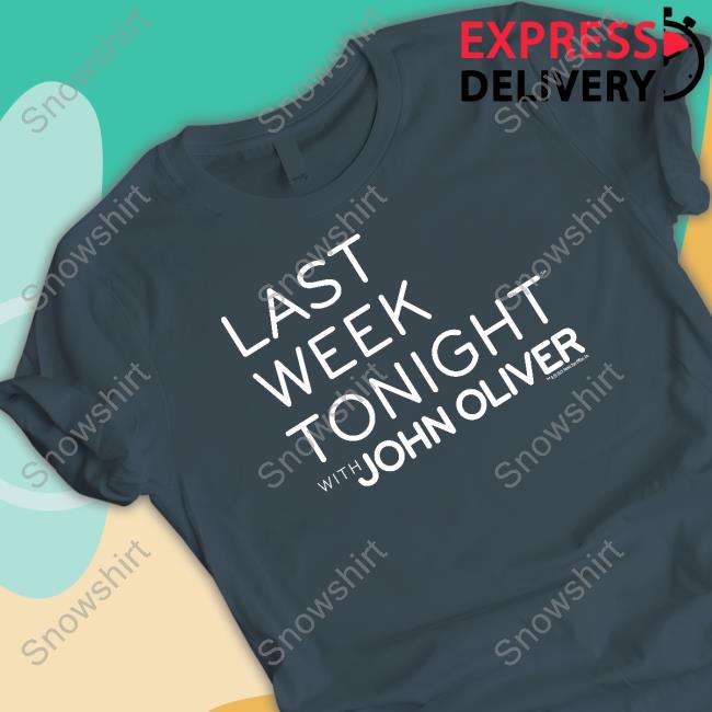 Shop HBO Merch Last Week Tonight with John Oliver Logo Shirt Shop HBO Merch Last Week Tonight with John Oliver Logo Tee Shirt