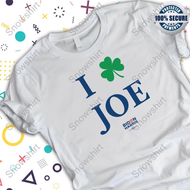 Official Shop Joe Biden Shamrock Joe Unisex White Shirt New
