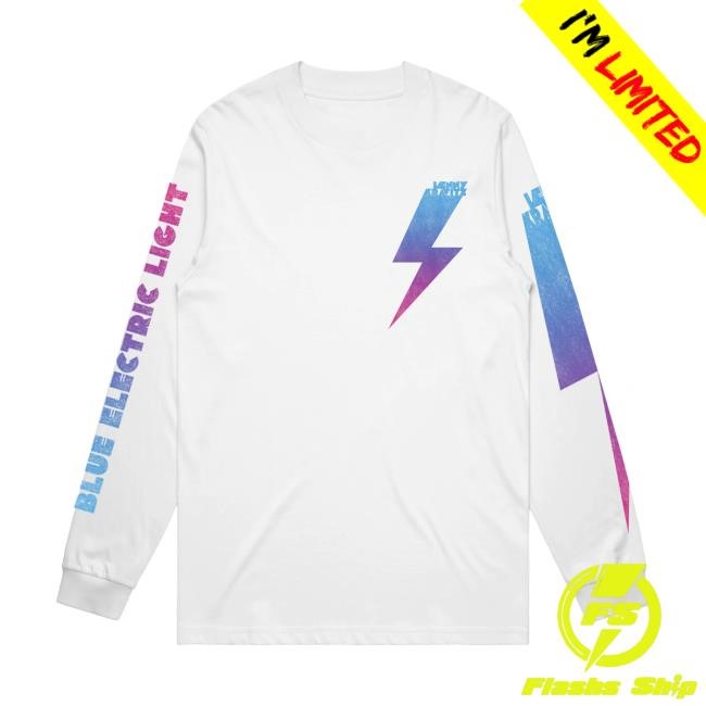 Lenny Kravitz Blue Bolt LS Shirt Lenny Kravitz Store Merch