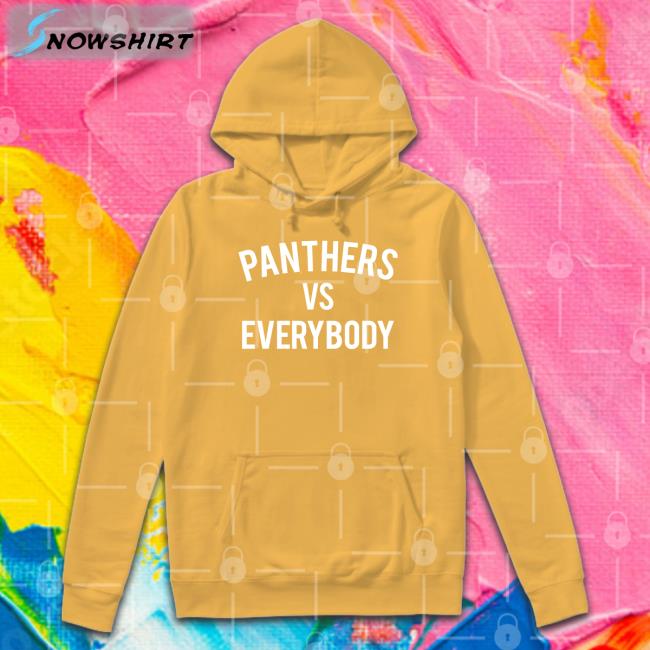 Panthers Vs Everybody T Shirt Panthers Vs Everybody Shirt