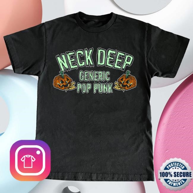 Generic Pop Punk - Pumpkin Edition Tee Neck Deep Official Store Merch