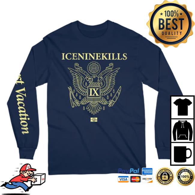 Official Ink Merch Store Ice Nine Kills Wurst Vacation Passport LS Tee IceNineKills