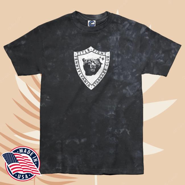 Official Title Fight Pennsylvania Stargazer Club Tee Shirt