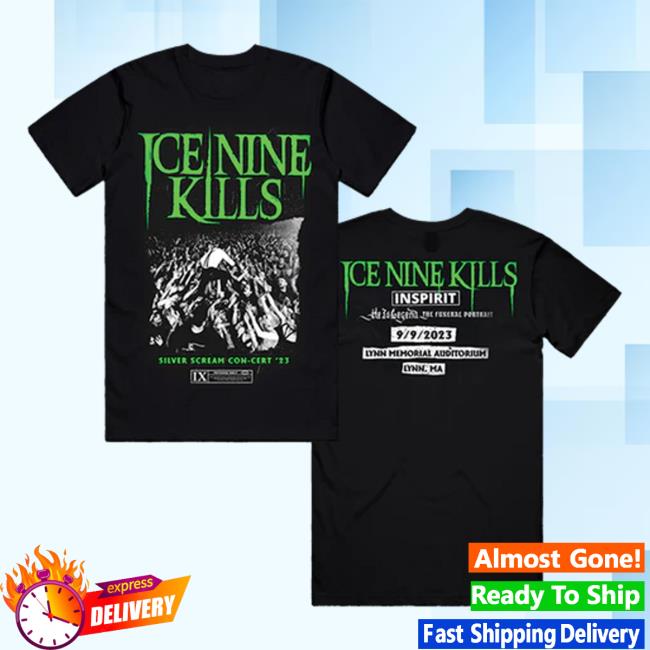 Ice Nine Kills Merch Silver Scream Con-Cert Shirt