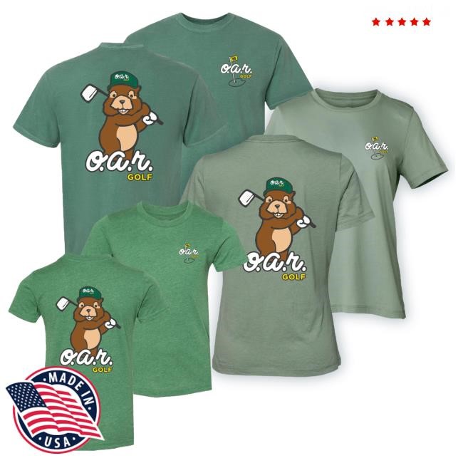 Official O.A.R. Merch O.A.R. Gopher Golf Shirts