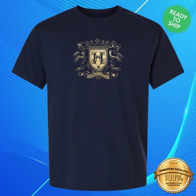 Official Tyler Childers Hickman Holler Hunting Club Crest Navy Shirt