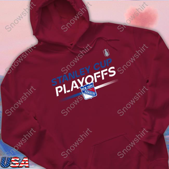 Rangers 22-23 Playoff Authentic Pro Prime Tech T-Shirt Official Madison Square Garden Shop New York Rangers Stanley Cup Playoffs 2023 T Shirt