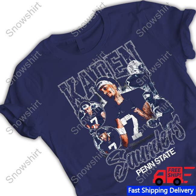 Official Penn State NIL Kaden Saunders Oversized T-Shirt Official Kaden Saunders Oversized Tee