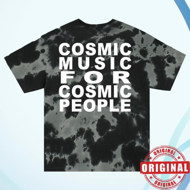 Official Blood Incantation Merch Cosmic Music Top Shirt (Grey/Black Dye)