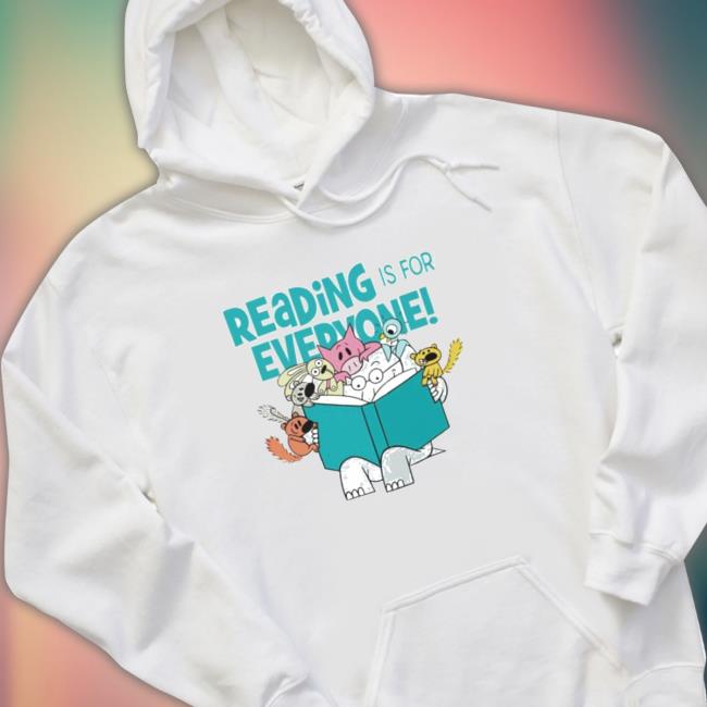 Official Reading Is For Everyone Elephant And Piggie Shirt Reading Is For Everyone Elephant And Piggie Shirt