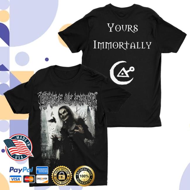 Official Night Shift Merch Indie Merch Store Cradle Of Filth - Yours Immortally Popover Shirt NightShiftMerch IndieMerchStore