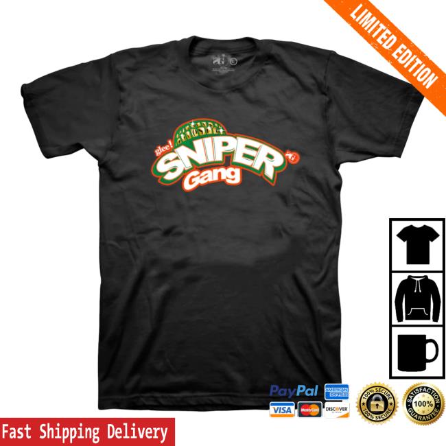 Official Sniper Gang Apparel Orange (Black) Sniper Crush Shirts