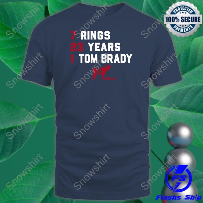 7 Rings 23 Years 1 Tom Brady Goat List 2023 T Shirt Official Breakingt Merch 7 Rings 23 Years 1 Tom Brady Goat List 2023 Shirt