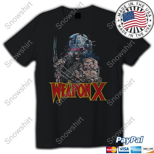 Marvel Wolverine Weapon X Tank Top Marvel Wolverine Weapon X Hoodie