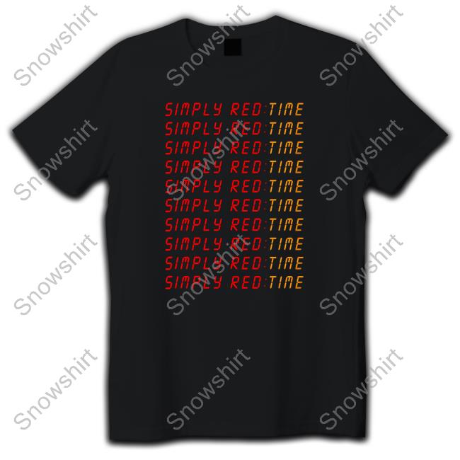 Official Simply Red Time Shirt