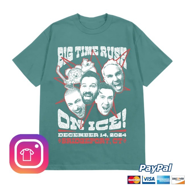 Big Time Rush BTR On Ice! New T-Shirt